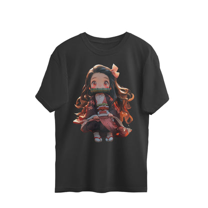 Nezuko Chan Cute Unisex Oversized Tee