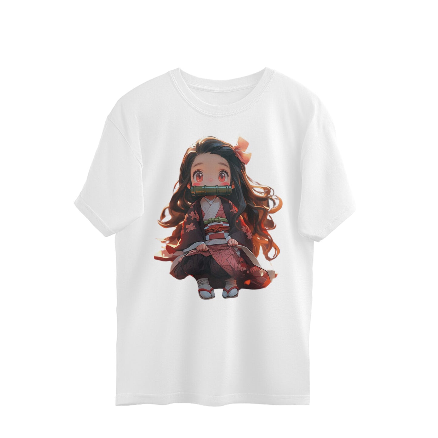 Nezuko Chan Cute Unisex Oversized Tee