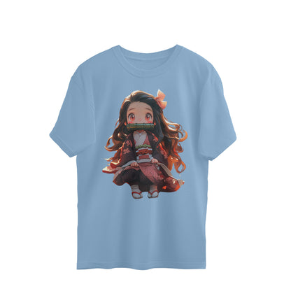 Nezuko Chan Cute Unisex Oversized Tee