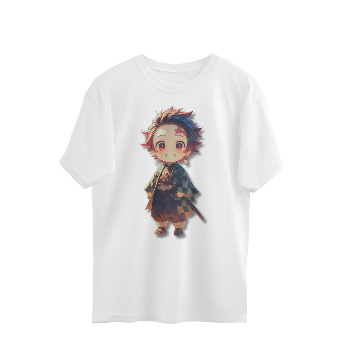 Tiny Tanjiro Unisex Oversized Tee