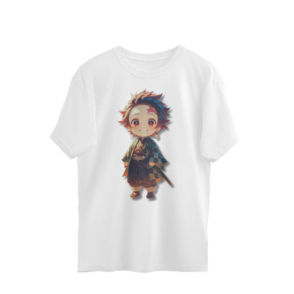 Tiny Tanjiro Unisex Oversized Tee