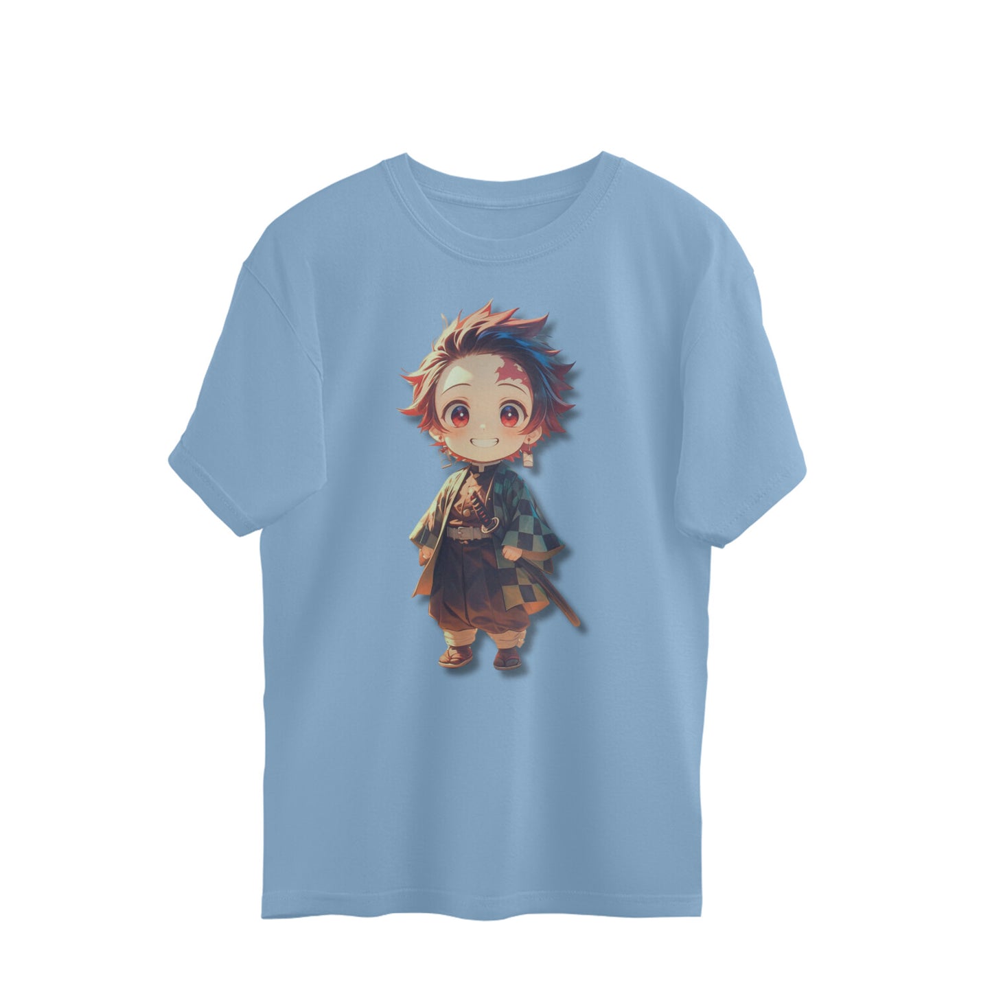 Tiny Tanjiro Unisex Oversized Tee