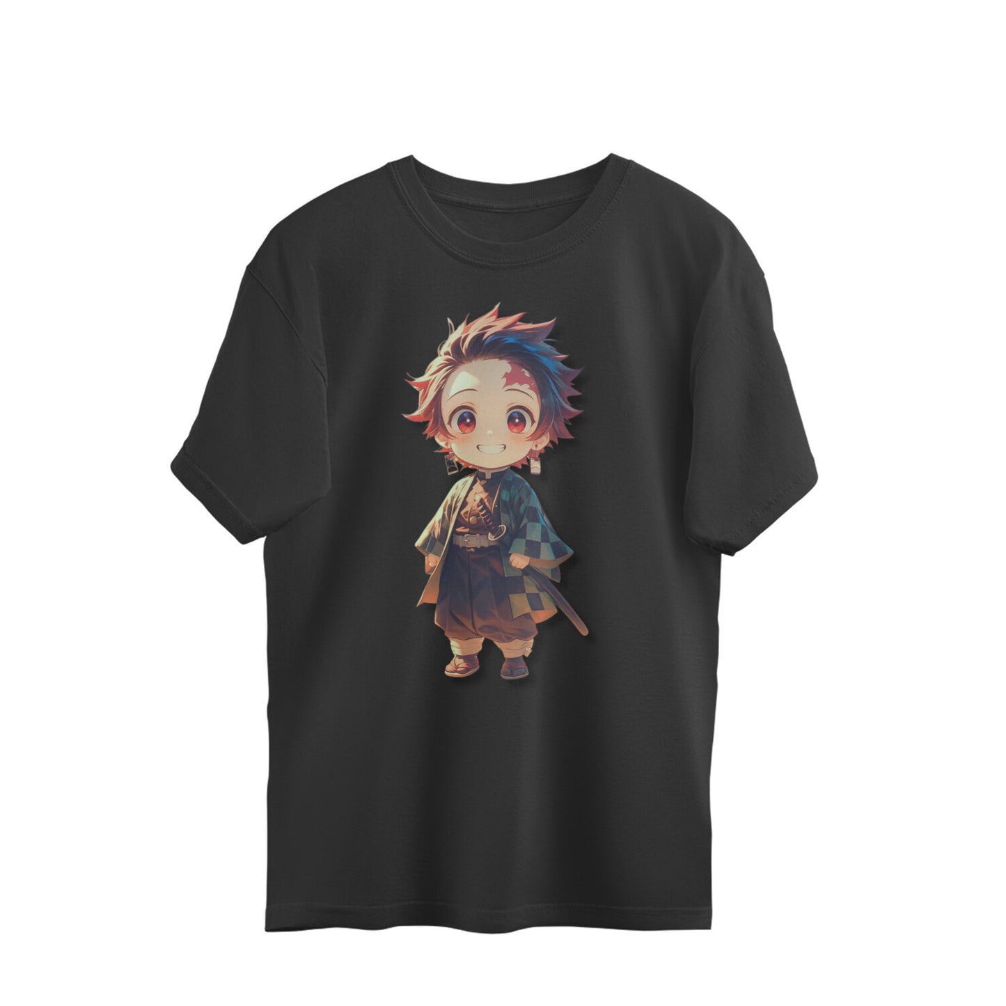 Tiny Tanjiro Unisex Oversized Tee